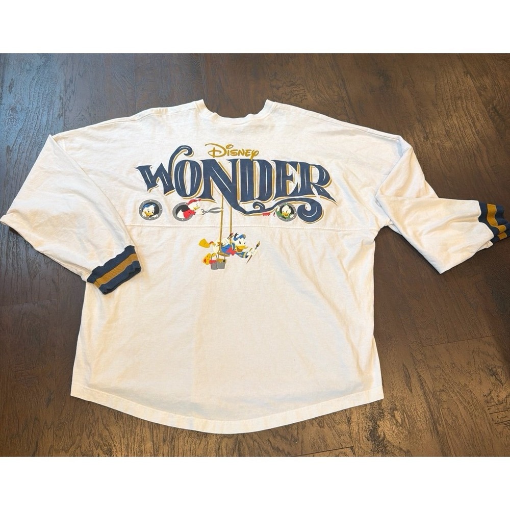 Vintage Disney‎ Cruise Line Wonder Spirit Jersey Crewneck L – Donald Duck